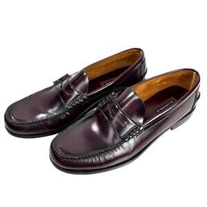 Florsheim Central Penny Loafers Shoes Berkley Burgundy Leather Size 12 #17058‎